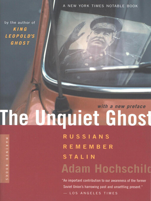Title details for The Unquiet Ghost by Adam Hochschild - Wait list